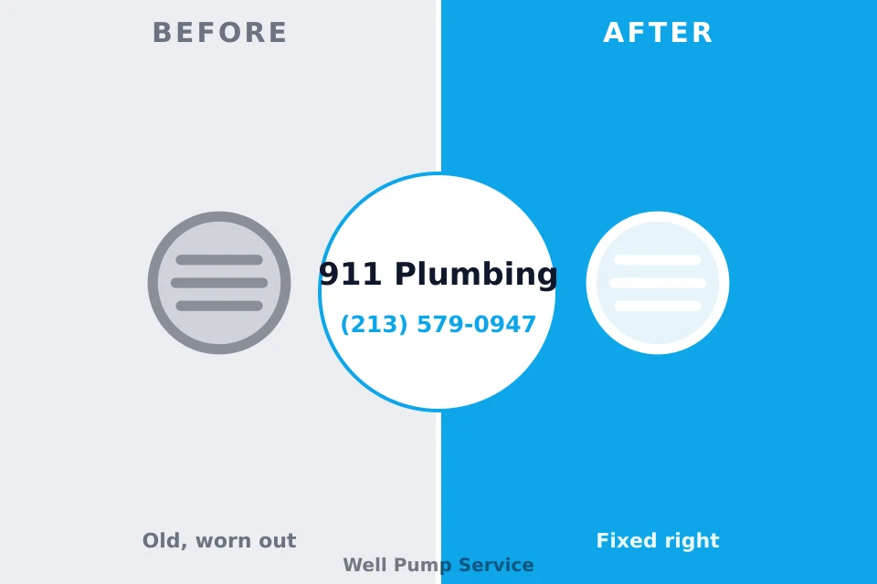 Before and after: plumbing company Prince's Lakes, IN